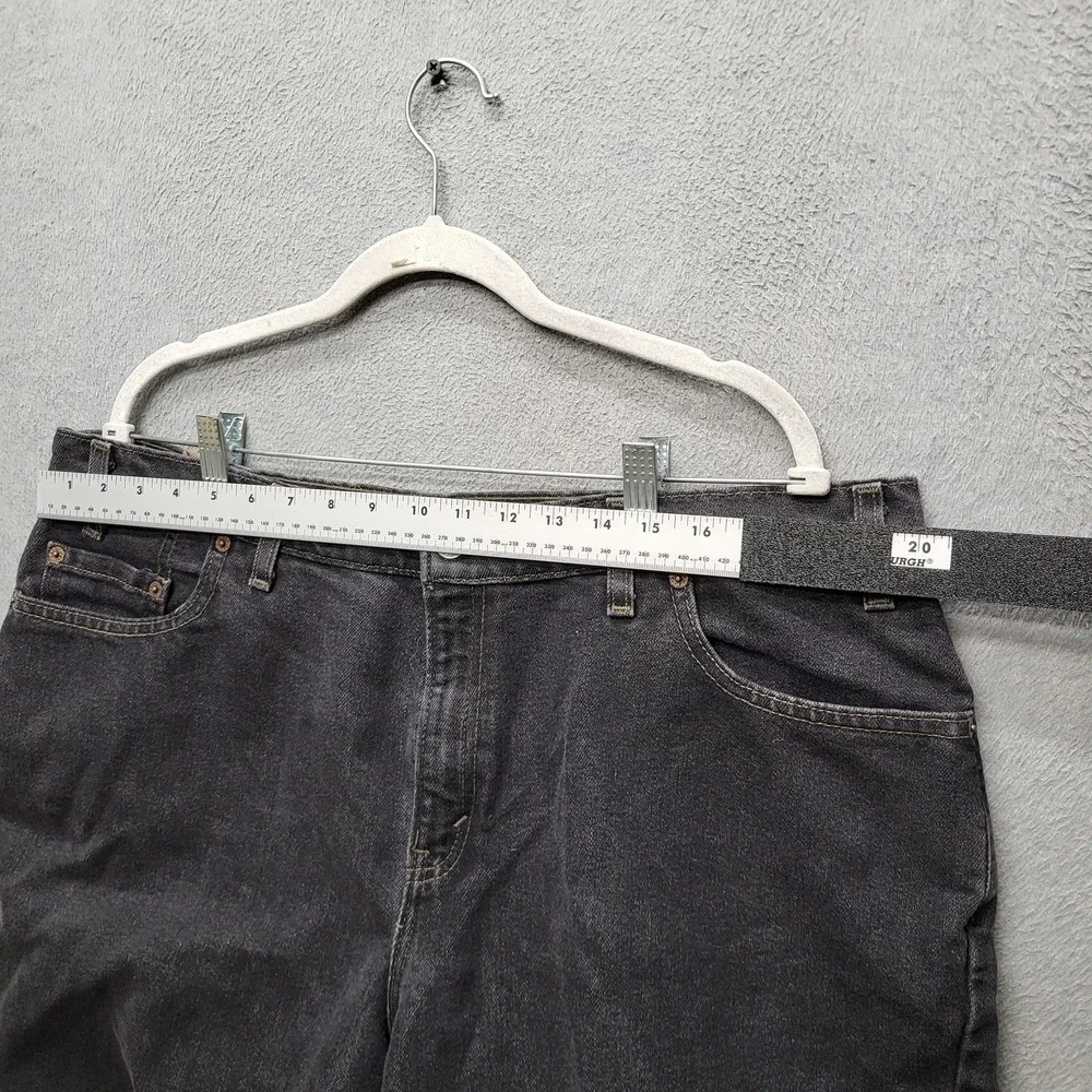 VINTAGE‎ Levi's 515 Women Jeans 20 M Black Denim Low Rise Bootcut 30